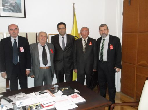  ÇHİ Çalışma Grubu BDP Grup Başkanvekili İdris Baluken'le birlikte.